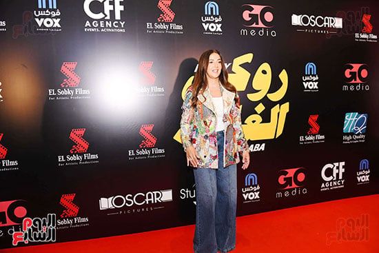 دنيا سمير غانم وتايسون ومحمد ثروت يحتفلون بالعرض الخاص لفيلم روكي الغلابة.. صور