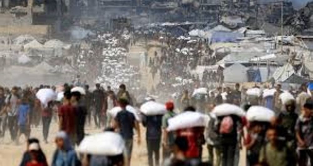 استشهاد 37 فلسطينيًا من منتظري المساعدات برصاص الاحتلال شمال غزة