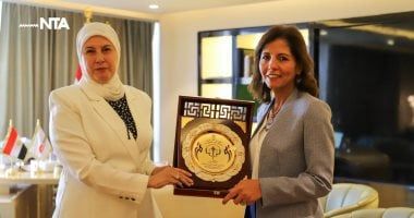 مدير الأكاديمية الوطنية للتدريب تلتقى وفدا من المركز القومى للبحوث