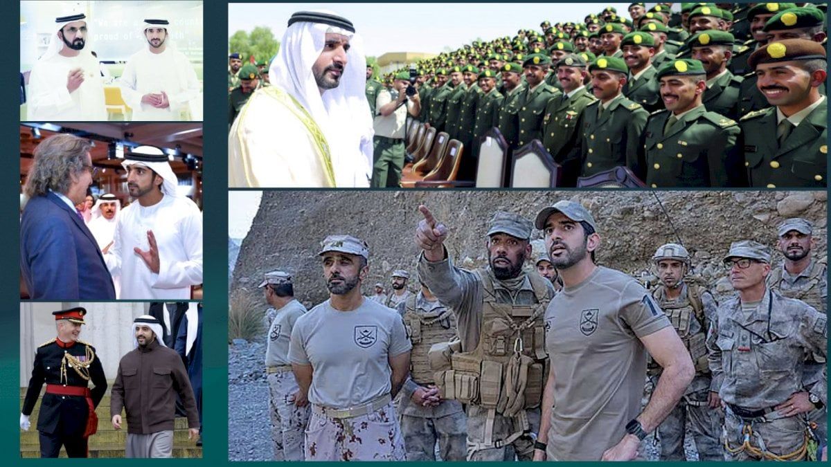 حمدان بن محمد.. من ساند هيرست إلى الفريق أول