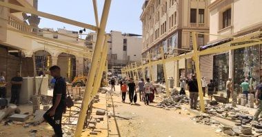 العتبة تتخلص من العشوائية.. تنظيم الباعة الجائلين مع فتح الشوارع.. فيديو