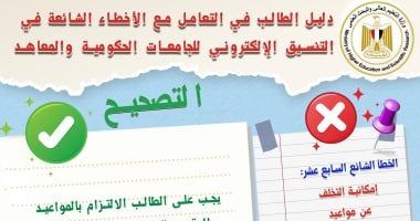 تنسيق الجامعات 2025.. هل يجوز التخلف عن مواعيد التقديم بالمرحلة الأولى؟
