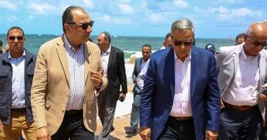 وزير قطاع الأعمال: تطوير المعمورة لتكون منطقة جذب سياحى واستثمارى.. صور