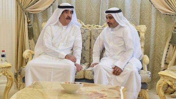 حاكم أم القيوين يعزي في وفاة فاطمة عبدالله المزروع بمنطقة الطلاع بالشارقة