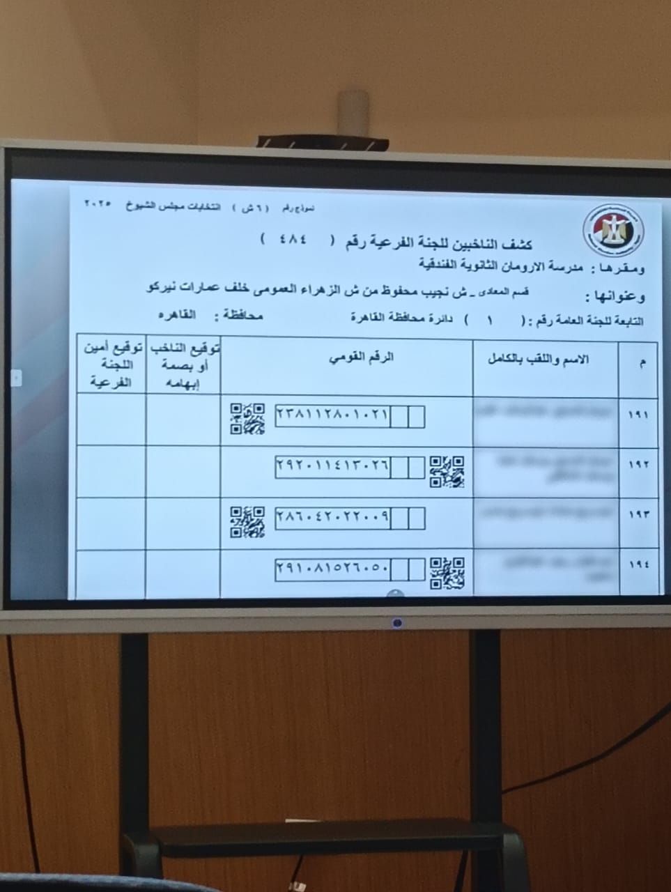 كارنيهات بـ"باركود" لـ25 ألف متابع محلى ودولى وإعلامى لانتخابات مجلس الشيوخ - الخليج 365