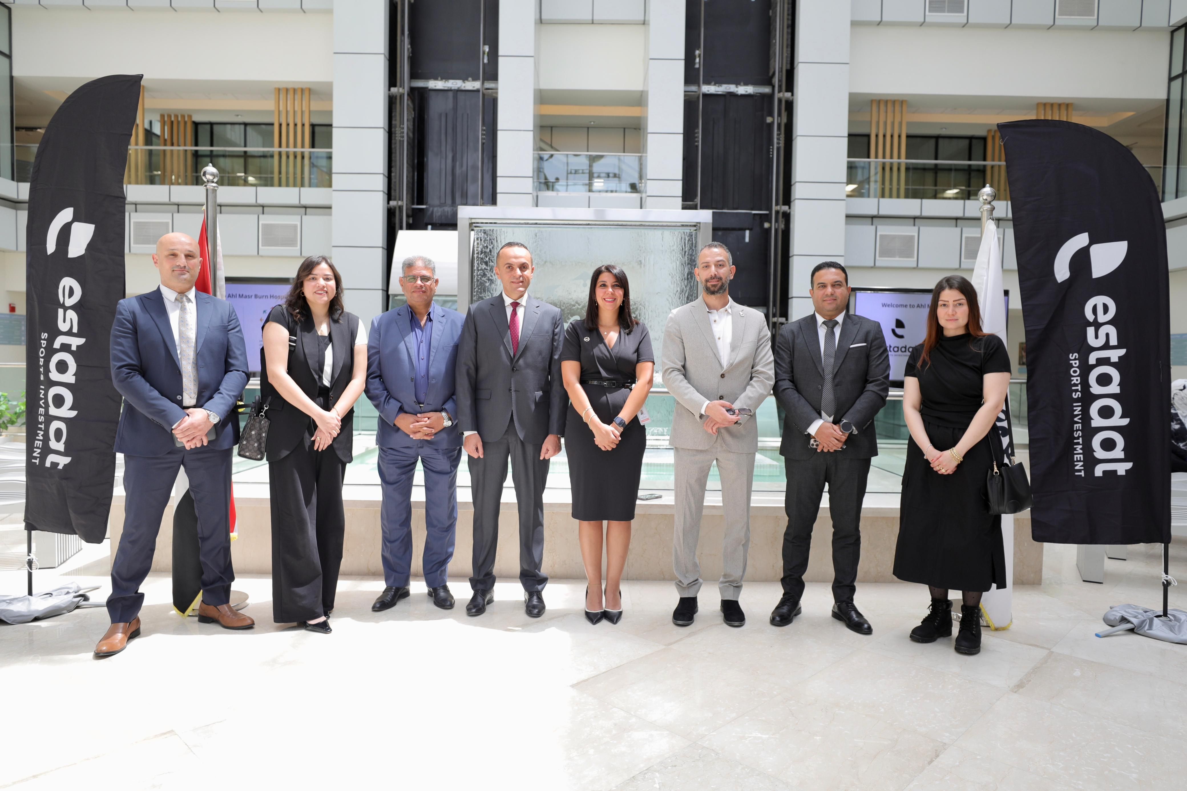 استادات توقع بروتوكول تعاون مع مؤسسة أهل مصر للتنمية لدعم مصابي الحروق