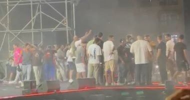 وفاة وإصابات فى حفل محمد رمضان بالساحل إثر سقوط ألعاب نارية على الجمهور.. فيديو