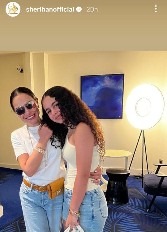 استمرارًا لاحتفالها بيوم ميلادها .. شريهان تنشر صورًا جديدة تجمعها بابنتها تالية القرآن