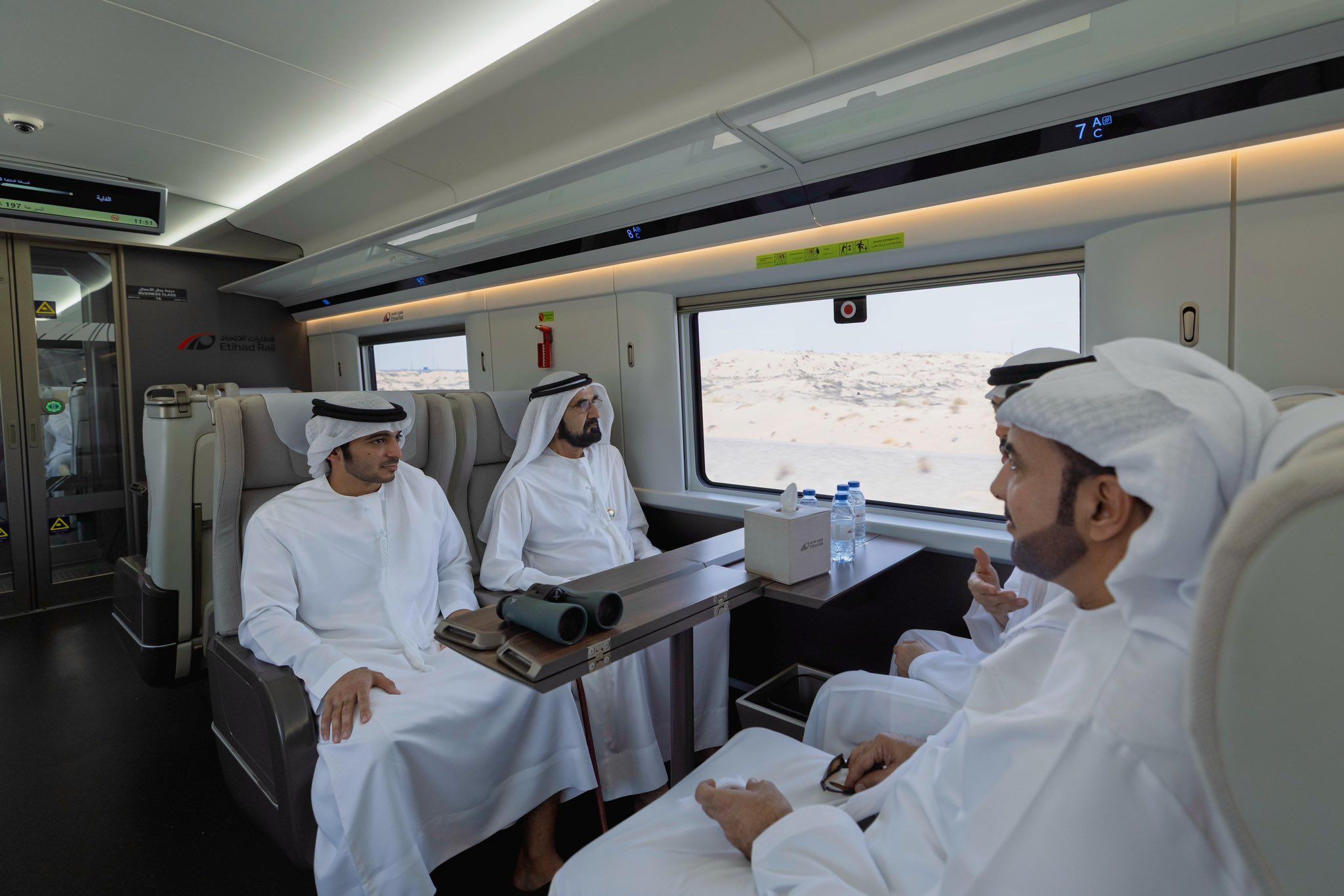 الامارات | محمد بن راشد: فخور بمشاريعنا الوطنية وبفريق عمل قطارات الاتحاد وبدولة لا تتوقف عن العمل