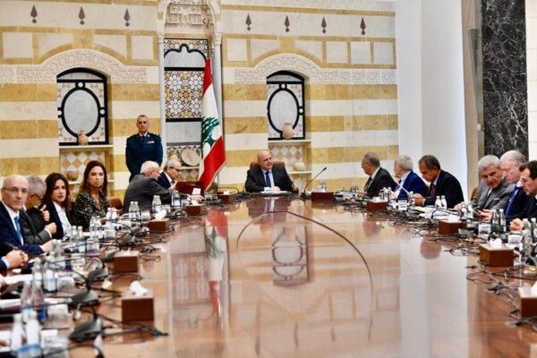 انتهاء جلسة مجلس الوزراء المنعقدة في قصر بعبدا