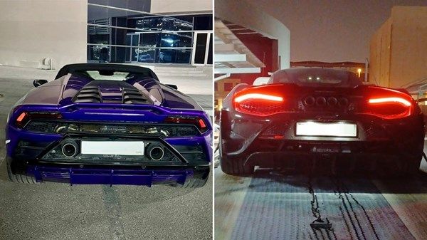 شرطة دبي تحجز مركبتين بسبب سلوك استعراضي خطير