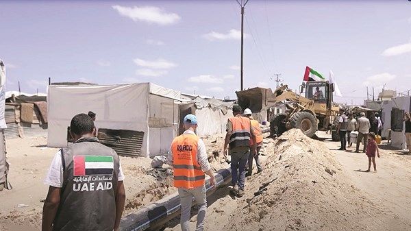 600 ألف فلسطيني يستفيدون من «شريان الحياة» الإماراتي