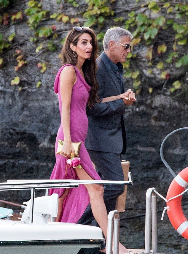 بالصور- بحيرة كومو تتحوّل إلى قصر ذهبيّ… عشاء مع آل كلوني بسعر مذهل