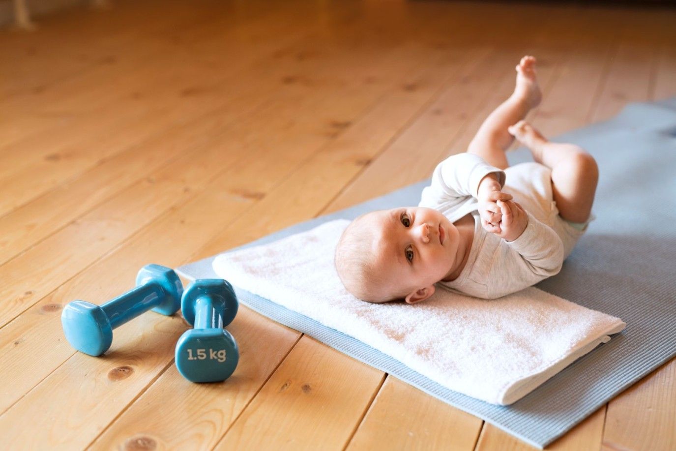 أفضل تمارين الأطفال الرضع وفوائدها