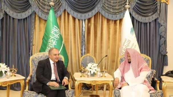 النائب العام السعودي يبحث مع السفير المصري آفاق التعاون المشترك بين النيابتين