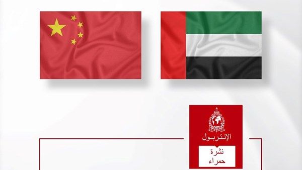 الإمارات تسلم مطلوبا إلى السلطات الصينية