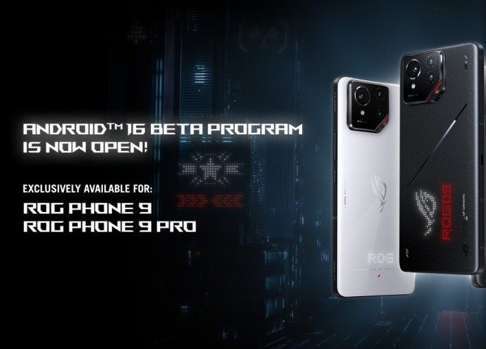 تكنولوجيا: أسوس تطلق برنامج بيتا لنظام اندرويد 16 لهواتف ROG Phone 9 وROG Phone 9 Pro