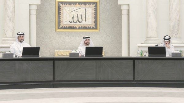 عبدالله بن سالم يترأّس اجتماع المجلس التنفيذي لإمارة الشارقة