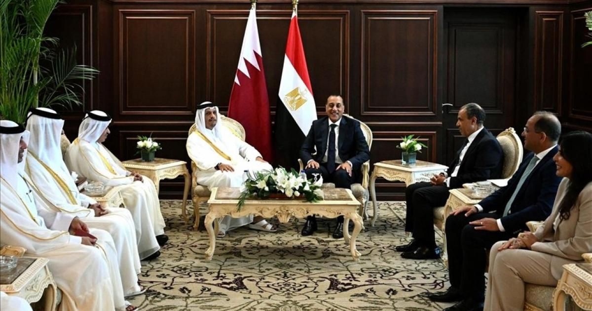 مصر وقطر تؤكدان رفض محاولات تهجير الفلسطينيين من أرضهم
