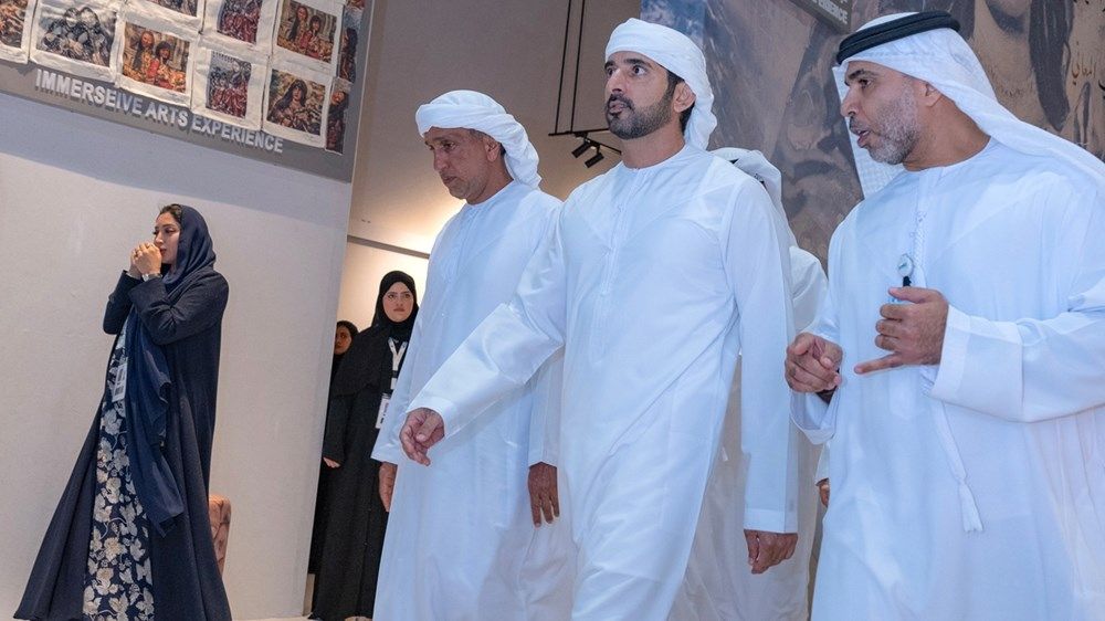 حمدان بن محمد يزور معرض أبوظبي الدولي للصيد والفروسية 2025