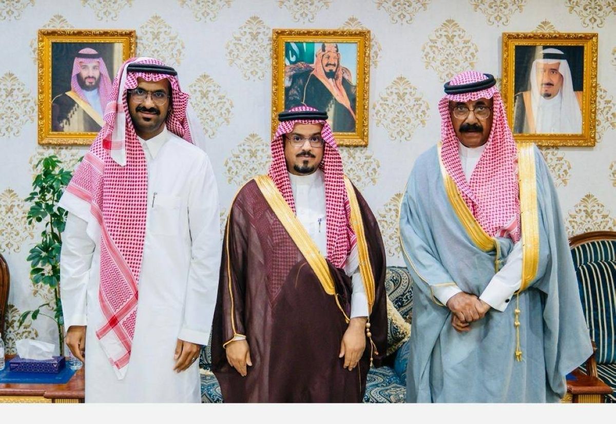 امين منطقة الباحة يستقبل رئيس مجلس جمعية منافع للتنمية الحضرية
