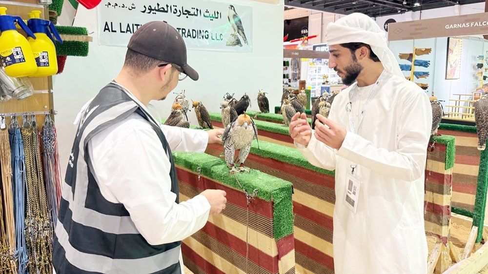 «أبوظبي الدولي للصيد والفروسية».. كاميرات ذكية وأجهزة تتبع تعزز رياضة الصقارة