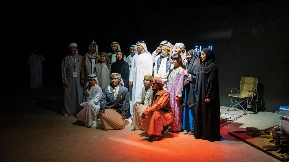 ذياب بن محمد بن زايد يزور النسخة الـ 22 من معرض أبوظبي الدولي للصيد والفروسية