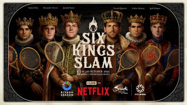 بطولة Six Kings Slam للتنس ضمن موسم الرياض تُبث عالميًا حصريًا عبر نتفلكس
