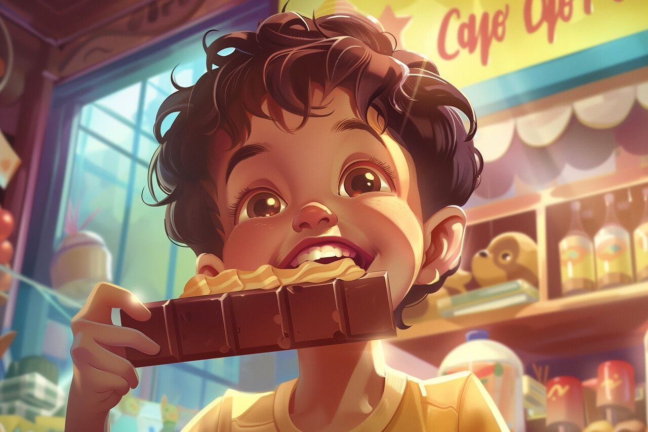 4 قصص تعلم الأطفال أهمية الغذاء الصحي في المدرسة