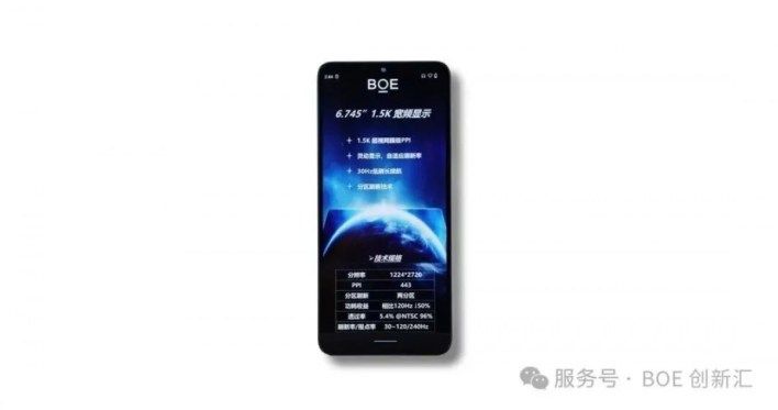 تكنولوجيا: BOE تكشف عن شاشة IPS LCD جديدة مذهلة للهواتف الذكية