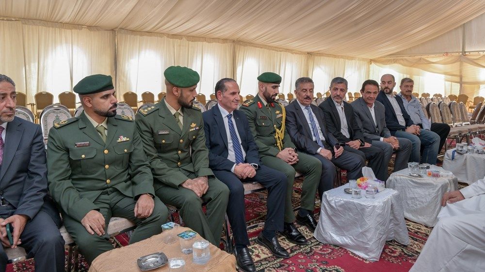 وفد وزارة الدفاع يقدم واجب العزاء في وفاة عواد محمد الخالدي أول رئيس لأركان القوات المسلحة الإماراتية
