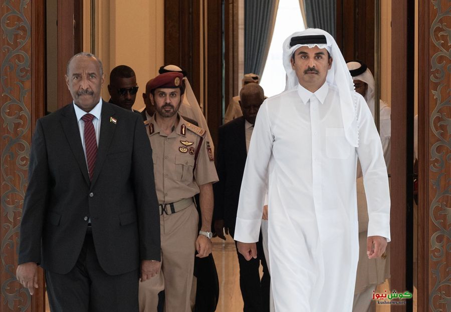 البرهان يعلن تضامن السودان الكامل مع قطر