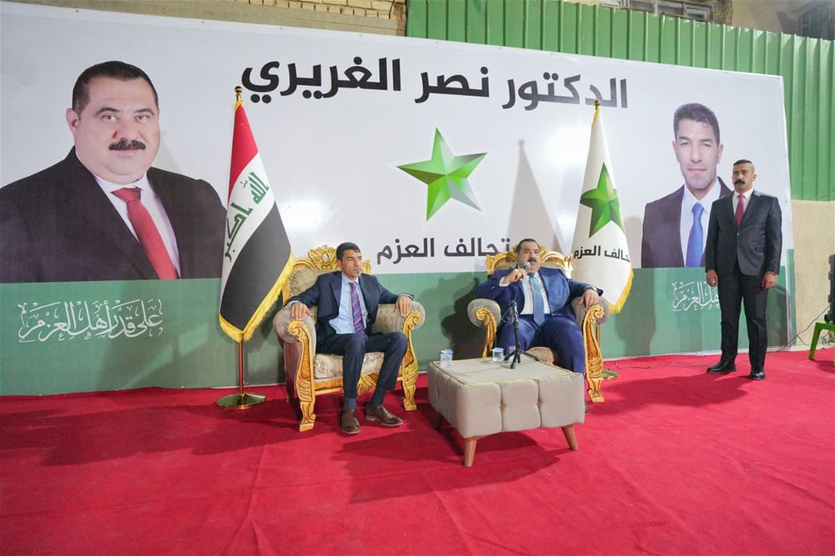 بالصور.. السامرائي يزور الغزالية وأبو غريب ويلتقي بابنائها ووجهائها