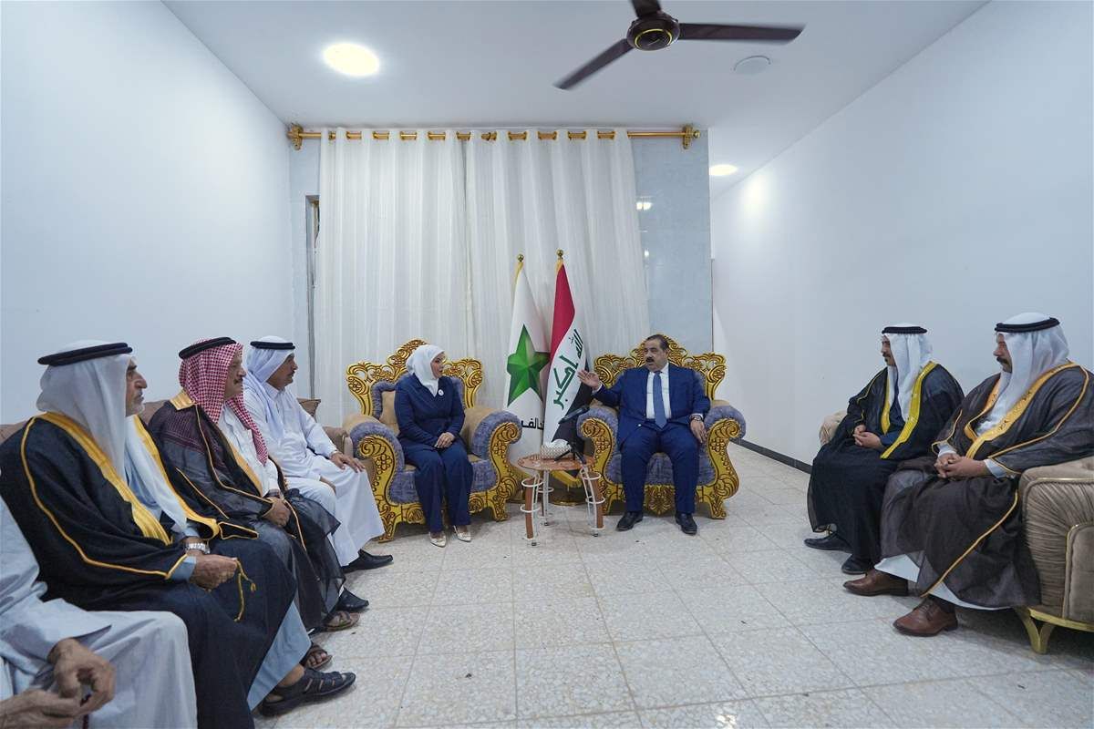 بالصور.. السامرائي يزور الغزالية وأبو غريب ويلتقي بابنائها ووجهائها