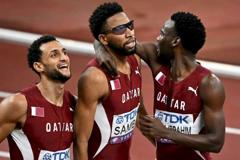 مونديال طوكيو: قطر تبلغ نهائي التتابع 4 مرات 400 م