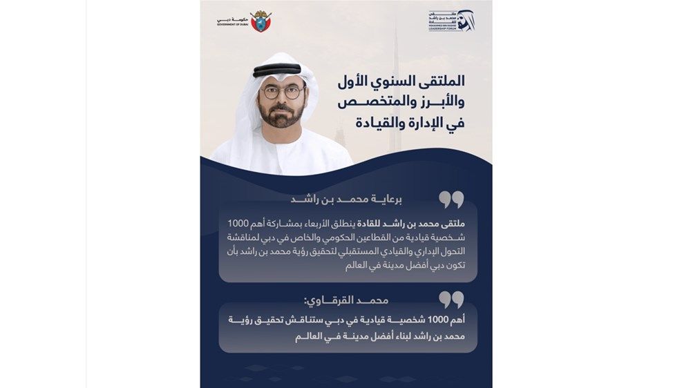 «محمد بن راشد للقادة» ينطلق الأربعاء بمشاركة أهم 1000 شخصية قيادية