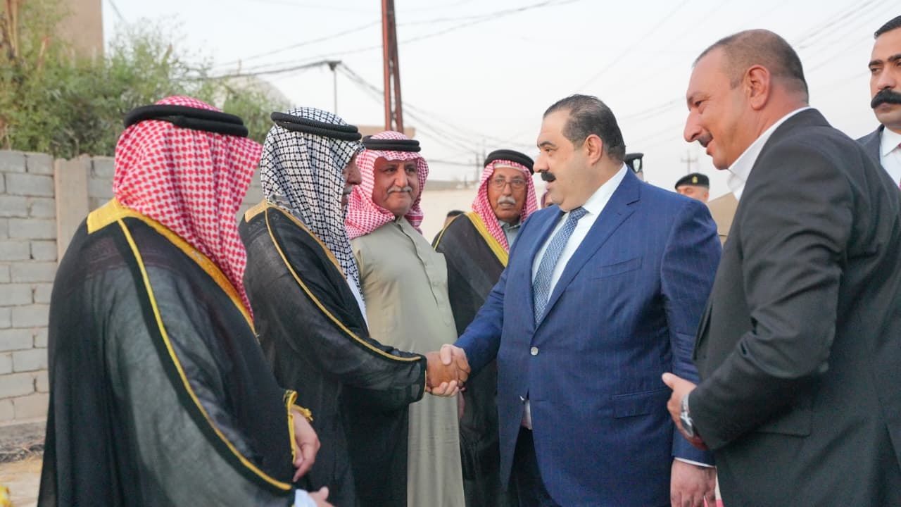 رئيس تحالف العزم مثنى السامرائي يصل محافظة نينوى