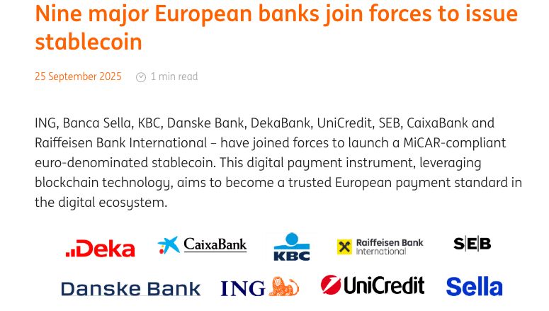 Cryptocurrencies, Banks, Netherlands, Europe, Italy, Euro, European Union, Stablecoin, MiCA, Policy
