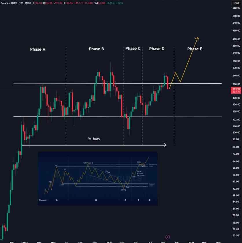 هل وصل سعر العملة الرقمية SOL إلى القاع؟