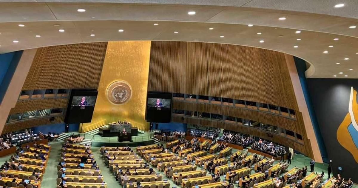 شاهد: انسحاب وفود كبيرة من قاعة الأمم المتحدة مع بدء خطاب نتنياهو