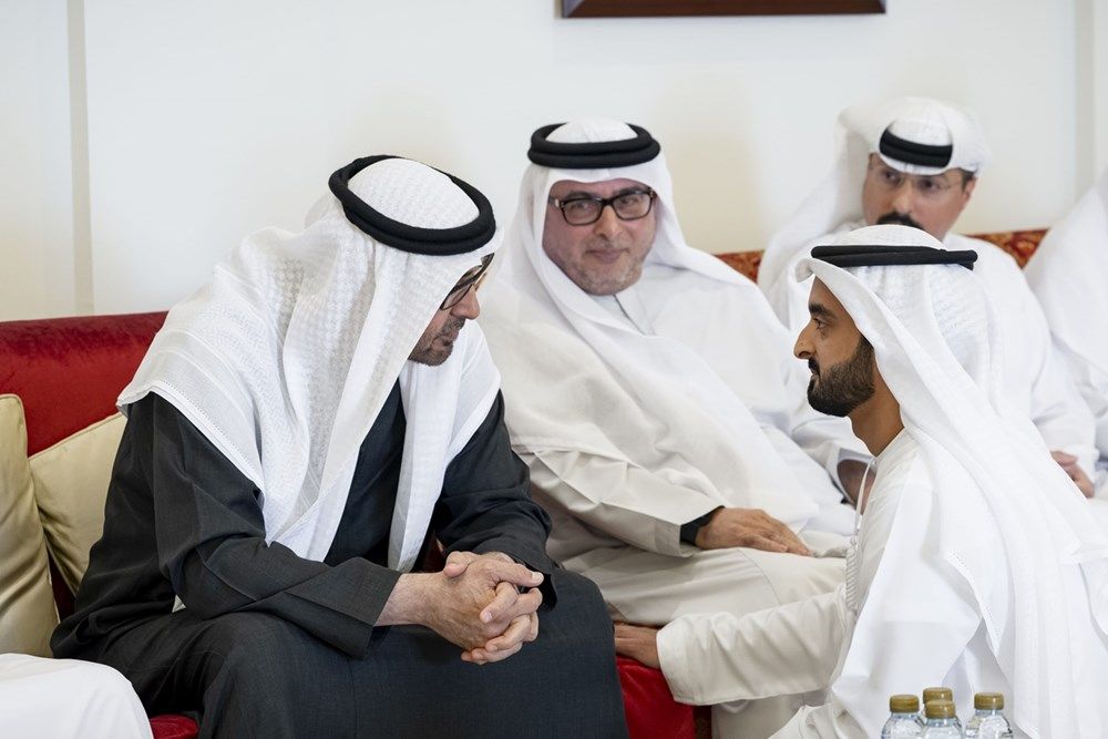 رئيس الدولة يعزي في وفاة سالم عيسى الزعابي