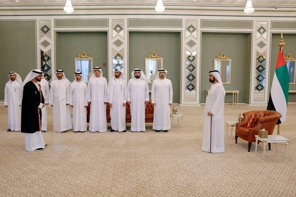 أمام محمد بن راشد.. 23 قاضياً ومفتشاً قضائياً جُدد يؤدون اليمين القانونية