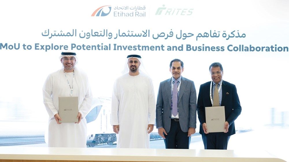 ذياب بن محمد بن زايد يفتتح المعرض والمؤتمر العالمي للسكك الحديدية والنقل والبنية التحتية «جلوبال ريل 2025»