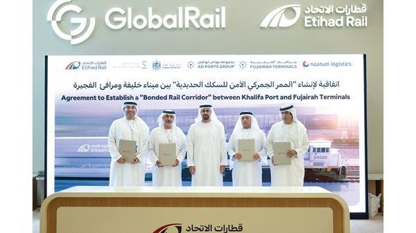 ذياب بن محمد بن زايد يفتتح المعرض والمؤتمر العالمي للسكك الحديدية والنقل والبنية التحتية «جلوبال ريل 2025»