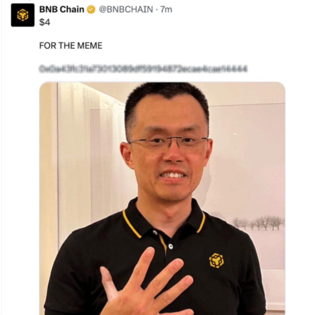 مؤسس بينانس “CZ” يحذر بعد اختراق حساب “BNB Chain” على منصة X