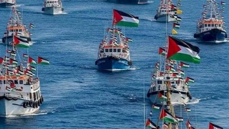 عاجل: إسرائيل تعترض أسطول الصمود في المياه الدولية