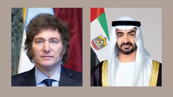 رئيس الدولة والرئيس الأرجنتيني يبحثان علاقات البلدين