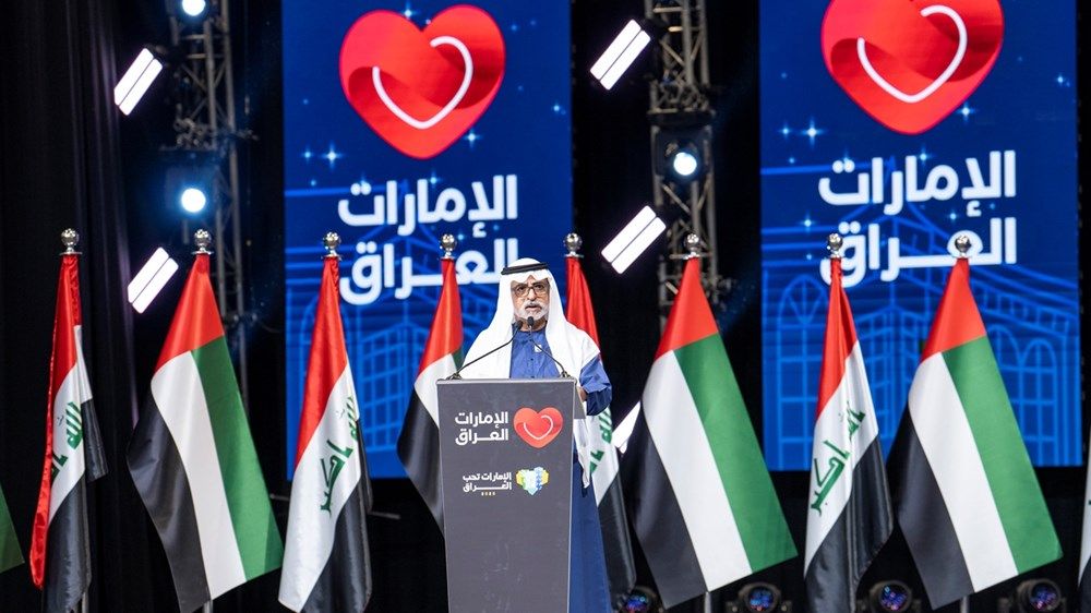 نهيان بن مبارك يشارك أبناء الجالية العراقية الاحتفال بموروثهم الحضاري والثقافي