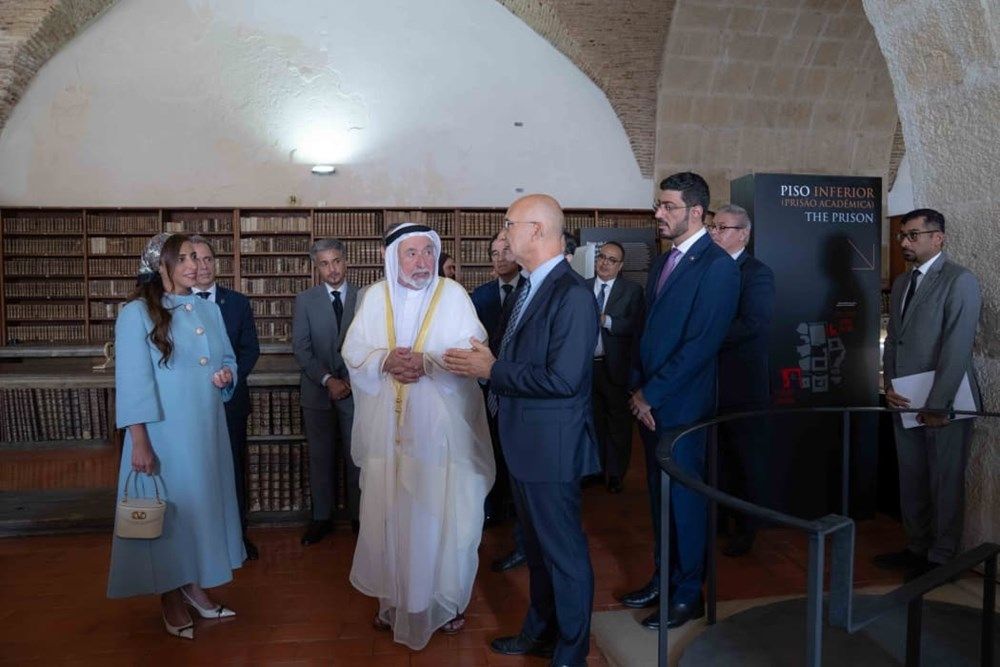 حاكم الشارقة يفتتح "مركز الدراسات العربية" في جامعة كويمبرا البرتغالية