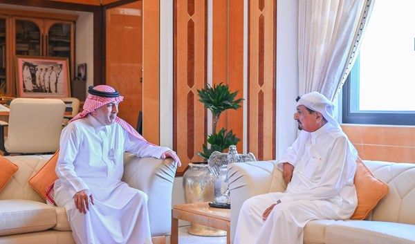 حاكم عجمان يستقبل السفير السعودي
